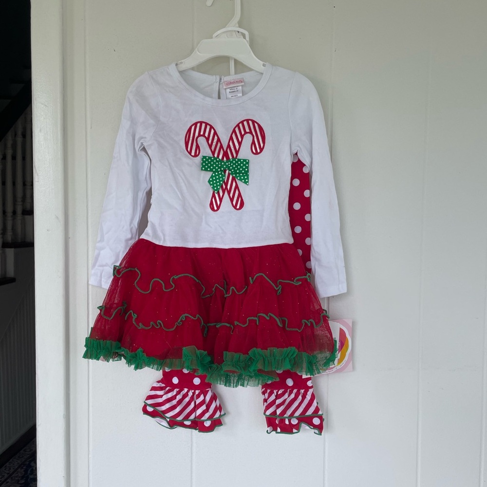 Kohl's Red and White Candy Cane Kids Costume